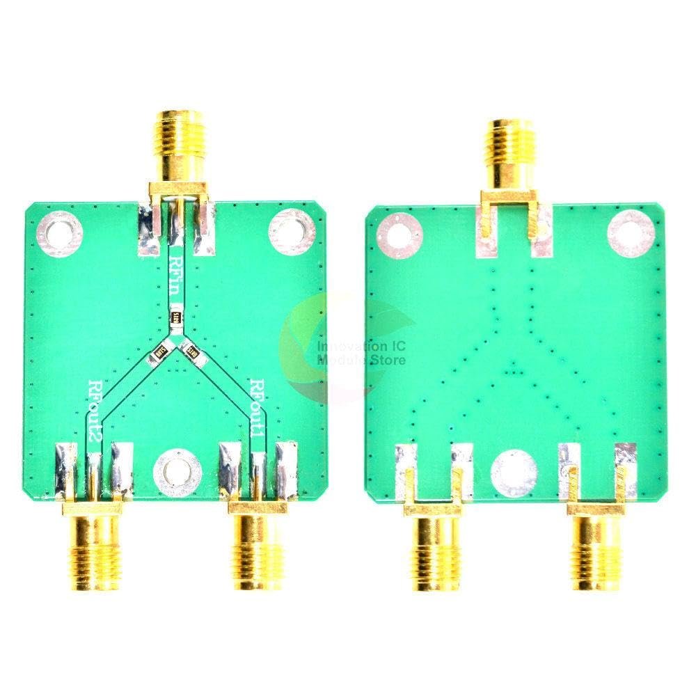 RF Microwave Resistance 6dB 50 Ohm Power Splitter Divider 1 to 2 Combiner SMA DC-5GHz