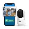 Arlo Essential Indoor Pan Tilt Security Camera 2K (2025 Release) + 6 Months of Secure Plus Plan - Wired Plug-in Power, Person Recognition, Animal Detection, Auto Motion Tracking, 1 Cam, White view 1