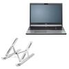 BoxWave Stand and Mount Compatible with Fujitsu LifeBook E7 (15.6) - Compact QuickSwitch Stand, Portable Multi Angle Viewing Foldable Riser - Metallic Silver view 1