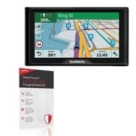 BoxWave Screen Protector Compatible With Garmin DriveSmart 60LMT - ClearTouch Anti-Glare ToughShield 9H (2-Pack), Anti-Glare 9H Tough Flexible Film Screen Protector