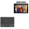 BoxWave Keyboard Compatible with Lenovo Yoga Tab 3 8 - SlimKeys Bluetooth Keyboard with Trackpad, Portable Slim TouchPad - Jet Black view 1