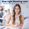 Faifxo Smart Glasses Rimless Smartglasses with Bluetooth Speaker,Remote Control Photo Taking/UV Protection Voice Control (Anti-Bluelight Lenses) view 4