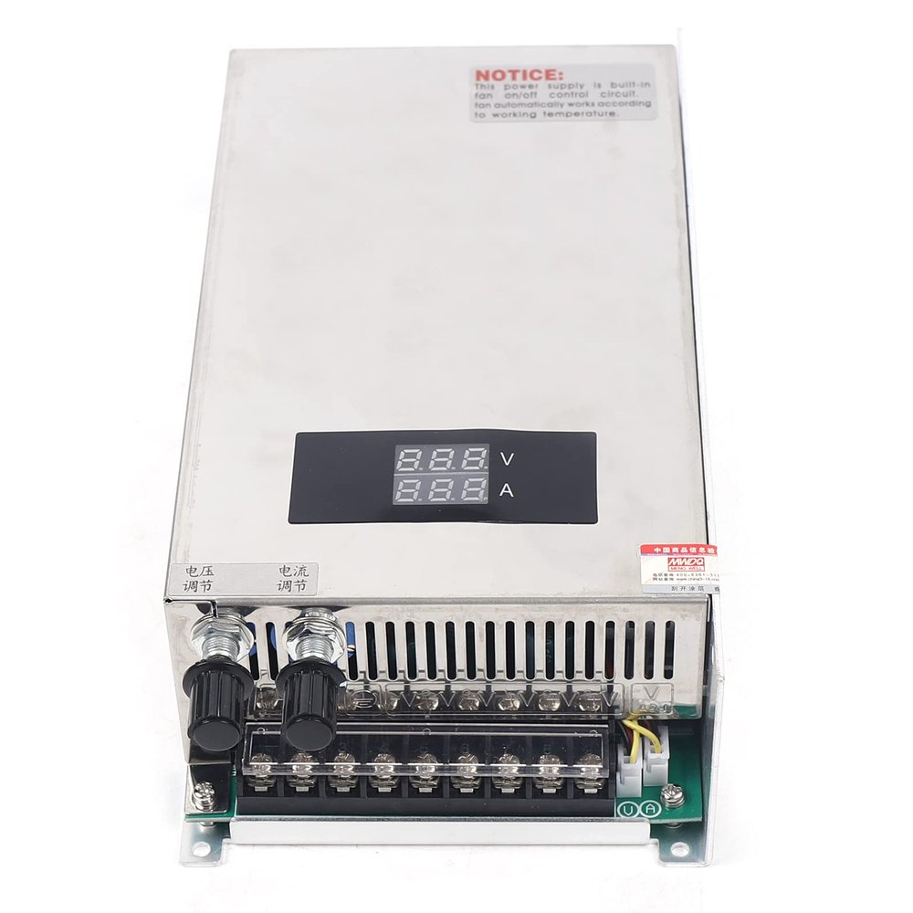1000W Adjustable Switch Power Supply with LED Display - High Efficiency, Multi-Protection, Portable Design for Various Electronic Devices