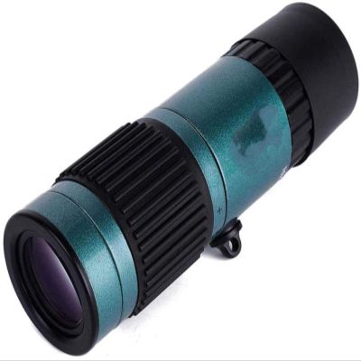 15-75x25 HD Monocular Telescope, Compact Zoom with Clear Vision and Dual Focus, Lightweight Waterproof Scope for Bird Watching, Camping, Concerts White, Indoor/Outdoor Use