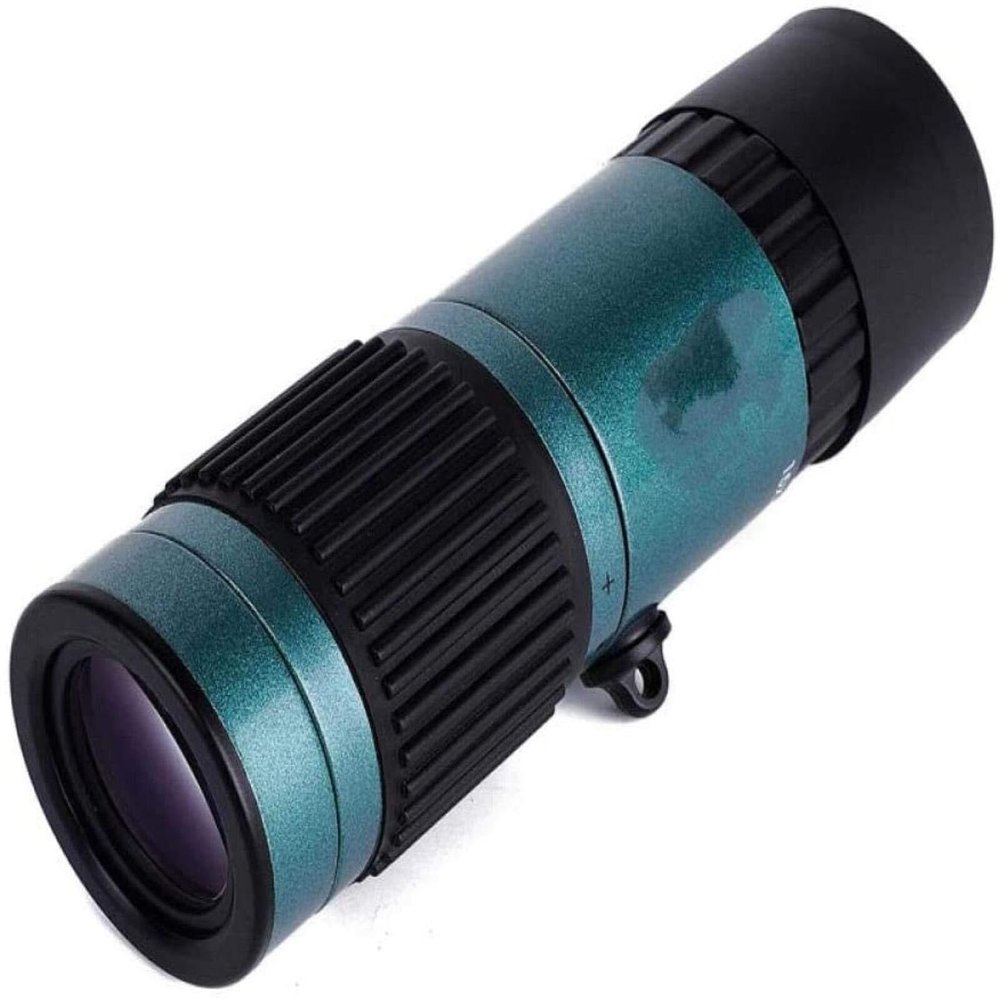 15-75x25 HD Monocular Telescope, Compact Zoom with Clear Vision and Dual Focus, Lightweight Waterproof Scope for Bird Watching, Camping, Concerts  White, Indoor/Outdoor Use
