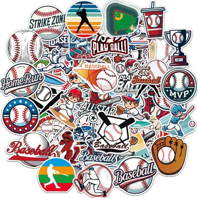 100 Pcs Baseball Stickers,Baseball Party Favors,Baseball Easter Basket Stuffers,Gifts for Boys 8-12,Waterproof Vinyl Stickers for Water Bottle Helmet Laptop Computer Skateboard