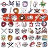100 Pcs Baseball Stickers,Baseball Party Favors,Baseball Easter Basket Stuffers,Gifts for Boys 8-12,Waterproof Vinyl Stickers for Water Bottle Helmet Laptop Computer Skateboard view 4