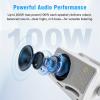 STUDIOFINIX 3.5" Outdoor Bluetooth Speakers Wired Waterproof, 400W 3 Way Upgrade Premium Wall Mount Speakers, Durable Mountable Loud Sound System for Patio Indoor Deck Garage (White 2 Pairs) view 2
