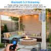 STUDIOFINIX 3.5" Outdoor Bluetooth Speakers Wired Waterproof, 400W 3 Way Upgrade Premium Wall Mount Speakers, Durable Mountable Loud Sound System for Patio Indoor Deck Garage (White 2 Pairs) view 4