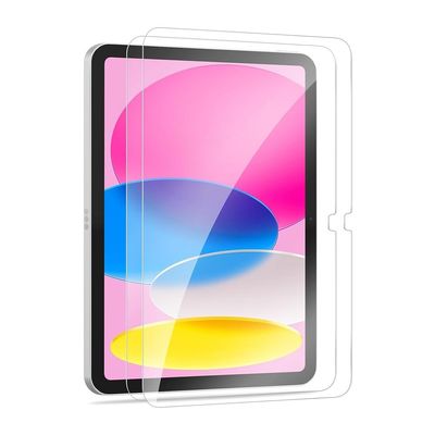 2.5D Tempered Glass Screen Protector for iPad 10th/9th/8th/7th Gen 9H Clear, Bubble-Free, Anti-Scratch
