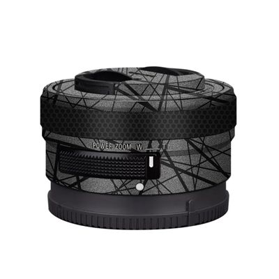 Camera Lens Sticker for Sony E 16-50mm Macro Coat Wraps Film Protector Vinyl Decal Skin 16-50(Cross Gray)