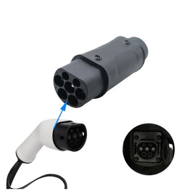 Compatible with Type 2 Charger for Electric Cars with Chinese GB/T Charging Socket(32A 22kW 3Phase) Type2 to GBT Adapter 7.2kW/22kW
