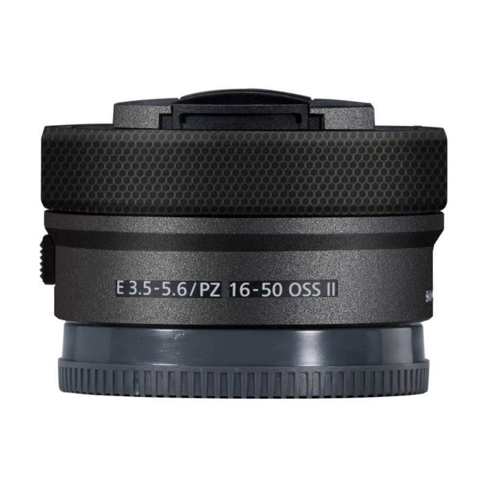 Camera Lens Sticker for Sony E 16-50mm II Macro Coat Wraps Film Protector Vinyl Decal Skin 16-50 II(Deep Grey)