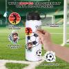 100 Pcs Soccer Stickers Waterproof Stickers for Water Bottle Laptop Computer Skateboard Vinyl Soccer Party Favors Birthday Decorations Stuff Decals Sports Soccer Gifts for Boys 8-12 view 2