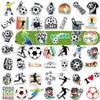 100 Pcs Soccer Stickers Waterproof Stickers for Water Bottle Laptop Computer Skateboard Vinyl Soccer Party Favors Birthday Decorations Stuff Decals Sports Soccer Gifts for Boys 8-12 view 4