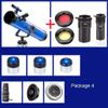 Telescope for Adults, Beginner Astronomy Telescope for& Adults with Adjustable Tripod,All Metal Bracket,114mm Large Diameter,Travel Astronomy Telescope Binoculars view 2