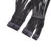 0.4m ATX 24PIN Black Flexible Silicone jacketed Modular Cable for RM650X/RM750X/RM850X/RM1000i view 1