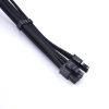 30cm GPU 8-pin Black Flexible Silicone jacketed Modular Cable for RM650X/RM750X/RM850X/RM1000i view 1