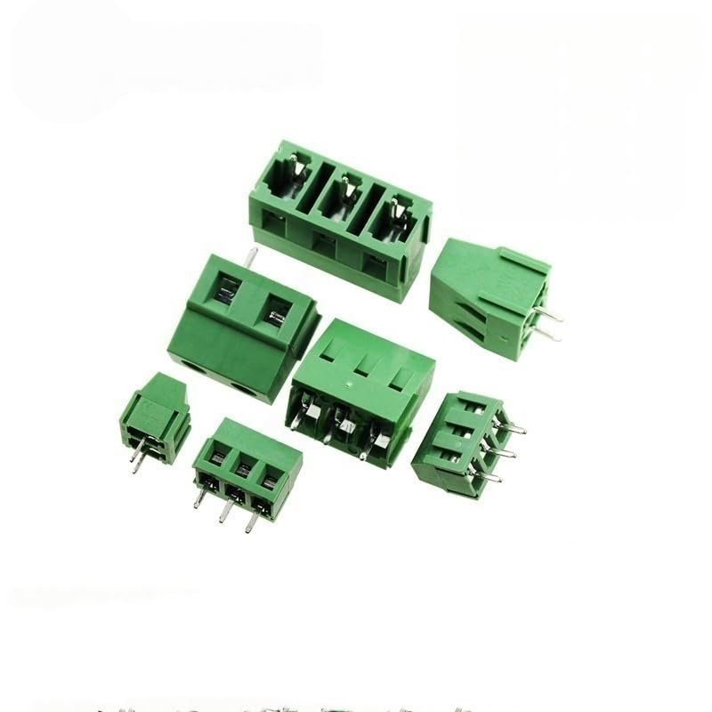 10-Pack KF128 2.54mm PCB mini Screw Terminal Block Connector for Wires KF128-2.54mm 3P terminals can be Spliced