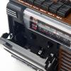 YSFHYAN Portable 1980s Retro-Style Music System,Deluxe Stereo Am/Fm Radio Cassette Speakers,Retro Boombox Player,4-Band Radio,Cassette Playback,for Small Gatherings and Performances view 3