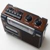 YSFHYAN Portable 1980s Retro-Style Music System,Deluxe Stereo Am/Fm Radio Cassette Speakers,Retro Boombox Player,4-Band Radio,Cassette Playback,for Small Gatherings and Performances view 4