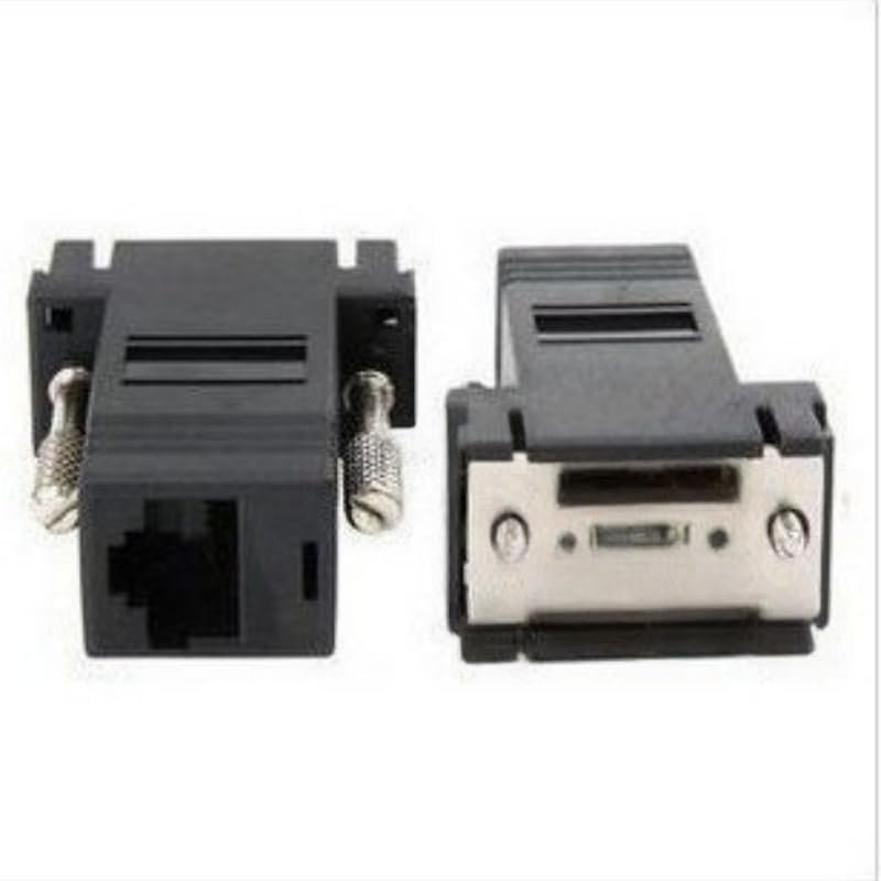 20 pcs/lot VGA Male Video Extender to CAT5 CAT6 RJ45 Cable Adapter