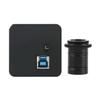 Lab Microscope Slides 23.2mm 5MP Digital Eyepiece Microscope Camera Microscope Parts(Black) view 1