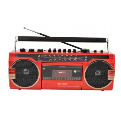 YSFHYAN Portable Cassette Player Radio,Cassette Boombox,Deluxe Stereo Am/Fm Radio Cassette Dual Speakers,Triple Band Stereo Receiver,Supporting Recording Function,for Family Gatherings