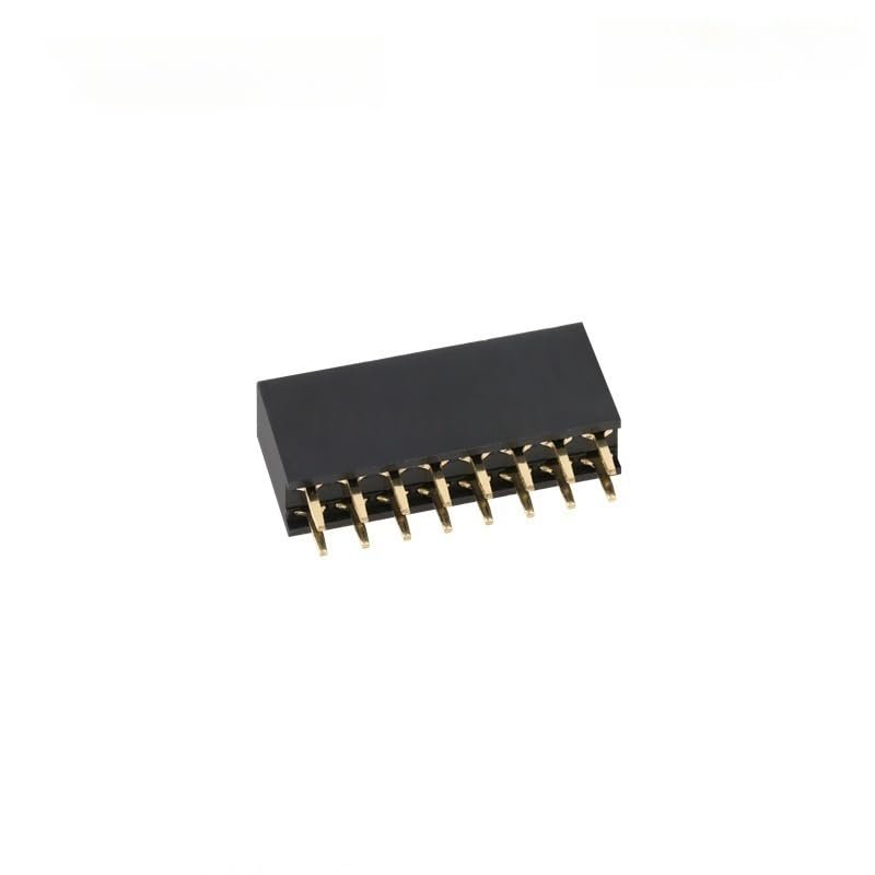 10 Pack 2.54mm Double Row Straight Female Pin Header Socket Connector 2x8 Pin PCB