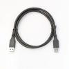 2m Black USB 3.0 Type A Male to Male M/M USB Extension Cable AM to AM view 1