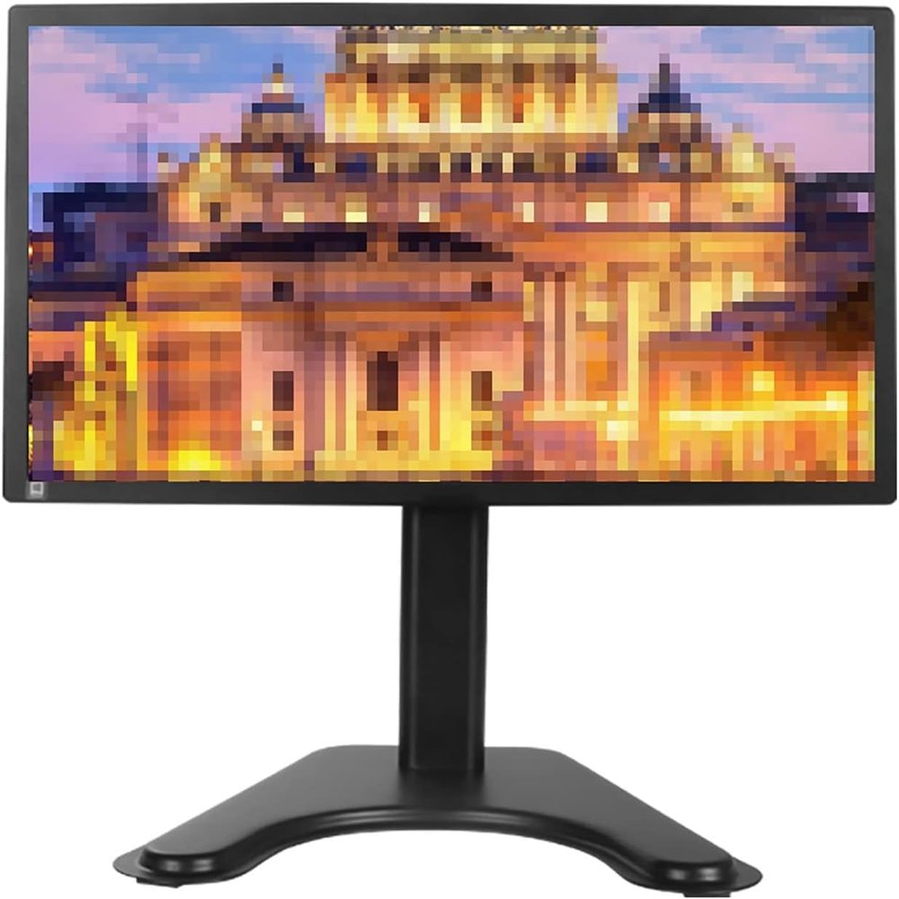 Monitor Arms TV Stand Desktop TV Stand Height Adjustable Desktop TV Base, Suitable for 14 to 27 Inch Flat TVs