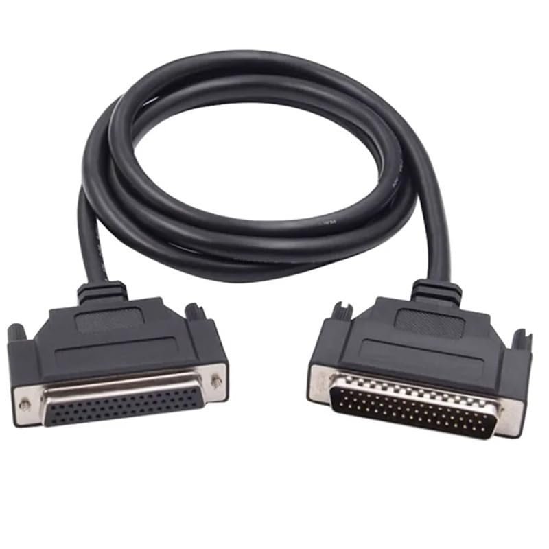 1M Black 3-Row 50P HDB50 Cable Male to Female M/F Connector Data Transmission Cable