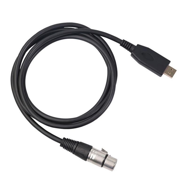 3m USB to 3-pin XLR Female Microphone Studio Audio Microphone Connection Conversion Cable