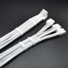 White 16P UP Bend 3x8pin to 16pin 12+4 12V PCI-E 5.0 Modular Adapter Cable 70cm, Compatible with P750GM P850GM P1000GM view 1