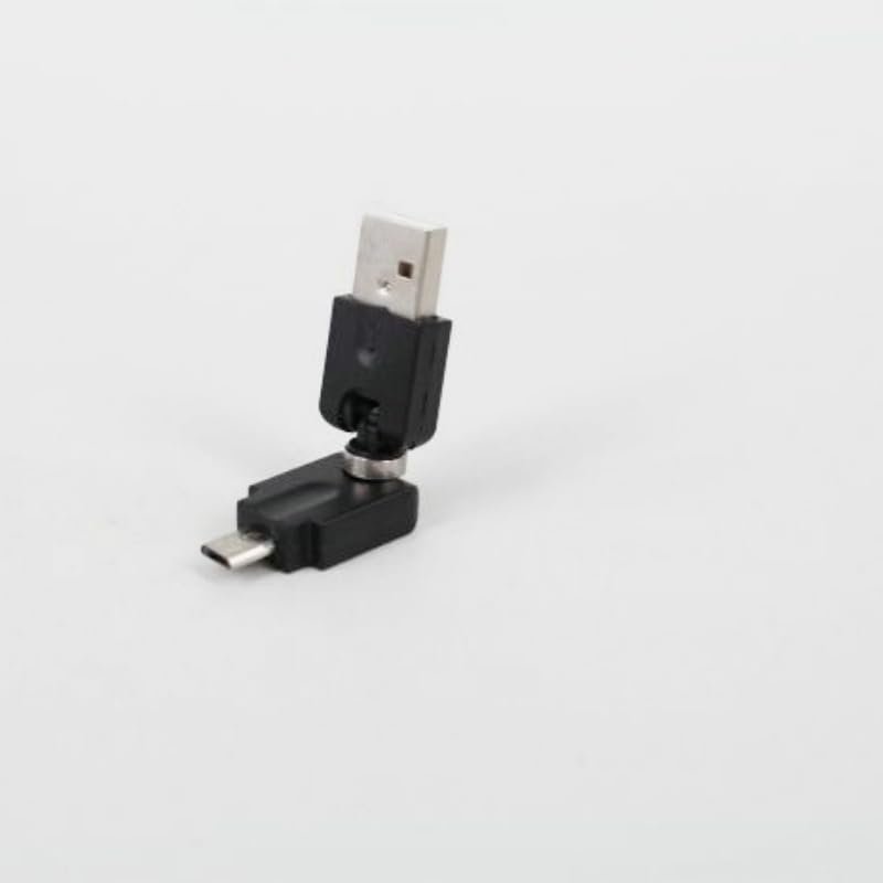10 Pieces/Batch 360 Degree Rotating Adjustable Angle USB 2.0 Type A Male to Micro USB Male Adapter Converter