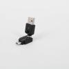 10 Pieces/Batch 360 Degree Rotating Adjustable Angle USB 2.0 Type A Male to Micro USB Male Adapter Converter view 1