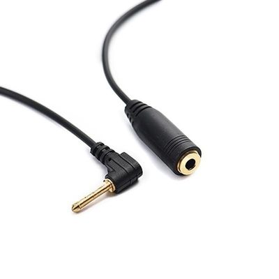 10 pcs/lot 3.5mm 90 Angled Audio Headset Adapter Cable CTIA to OMTP