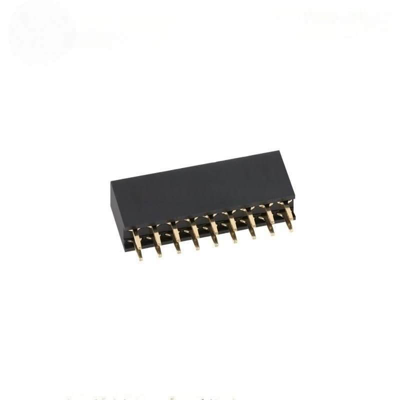 10 Pack 2.54mm Double Row Straight Female Pin Header Socket Connector 2x9 Pin PCB