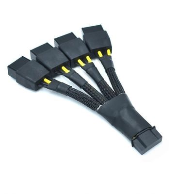 16AWG 4X8Pin Female GPU to PCB 5.0 12+4Pin 12V 600W 16Pin Power Adapter Cable, Suitable for RTX4090 4080 GPU (30CM (16P Straight)