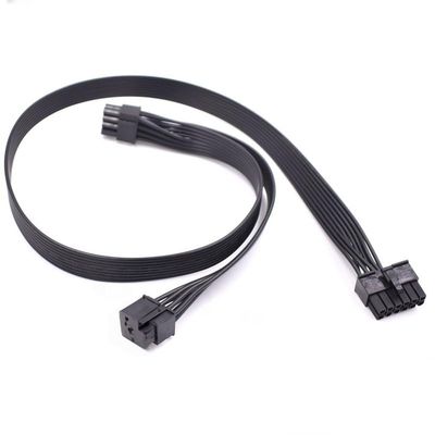 PSU PCI-E 12pin to Dual GPU 8pin (6+2Pin) Power Cable for X-1050XM/P1000/SS-660KM Modular Power Supply