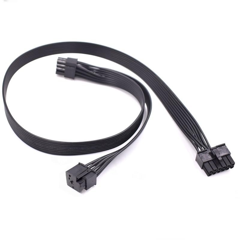 PSU PCI-E 12pin to Dual GPU 8pin (6+2Pin) Power Cable for X-1050XM/P1000/SS-660KM Modular Power Supply