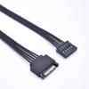 60CM 18AWG 15-pin SATA Male to Female Power Extension Cable for Hard Drives, HDDs, SSDs, and PCIE view 1