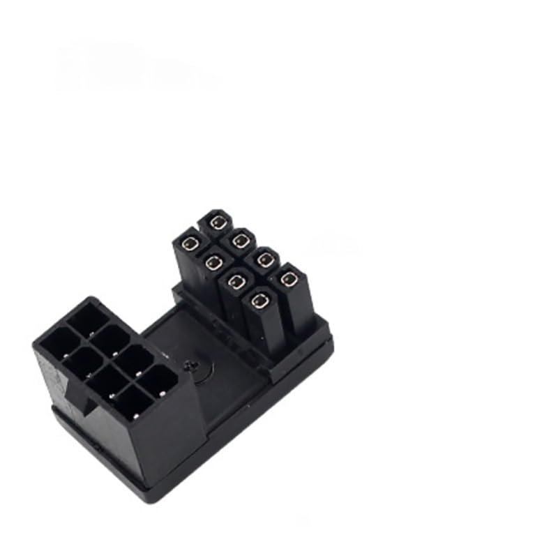 20 Pieces/Batch GPU VGA PCIe 8-pin 6-pin U-Shaped to 180-degree Angle Connector Power Adapter Board for Desktop Graphics Card (PH38B