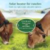 AVSMGP Large Animal Tracker, Solar GPS Animal Locator Device+ 4G+2G, 20000mAh Large Capacity+ Night Light Prompt+ IP68 Waterproof for Cattle, Sheep, Horse and Camel view 3