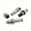 1 Set of GX12 6-pin nut Type Male and Female Wire Panel Connector Circular Aviation Socket Plug Wire Panel Connector view 1