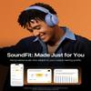 Baseus Inspire XH1 Adaptive Active Noise Cancelling Headphones, Sound by Bose, Dolby Audio, Premium Real-Time Adaptive ANC, Adaptive Tuning Rich Sound, Hi-Res Audio, 100H Playtime -Twilight Blue view 4