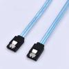 10cm Aluminum foil Shielded Ultra-Thin SATA 3.0 Data Cable with Locking Buckle (Straight Straight) view 1