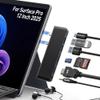 Surface Pro 12 Docking Station, Surface Pro 12 Accessories with 4K HDMI, Thunerbolt 4 Hub (4K@60Hz Display+ 40Gbps Data+ 100W Charging), 2 USB3.0, SD/TF, 3.5mm Audio for Surface Pro 12 inch 2025 view 1