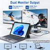 Surface Pro 12 Docking Station, Surface Pro 12 Accessories with 4K HDMI, Thunerbolt 4 Hub (4K@60Hz Display+ 40Gbps Data+ 100W Charging), 2 USB3.0, SD/TF, 3.5mm Audio for Surface Pro 12 inch 2025 view 3