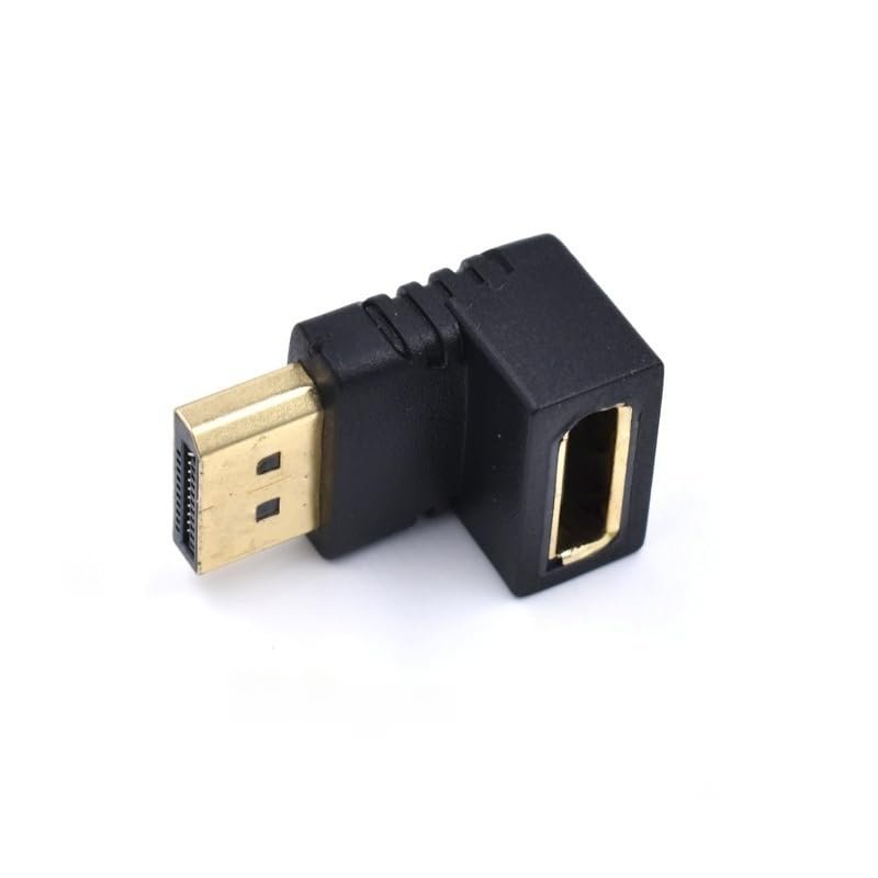 10 Pieces/Batch (90 Degree) DP Display Port Adapter Connector Male to DP Female Angled Extension Adapter